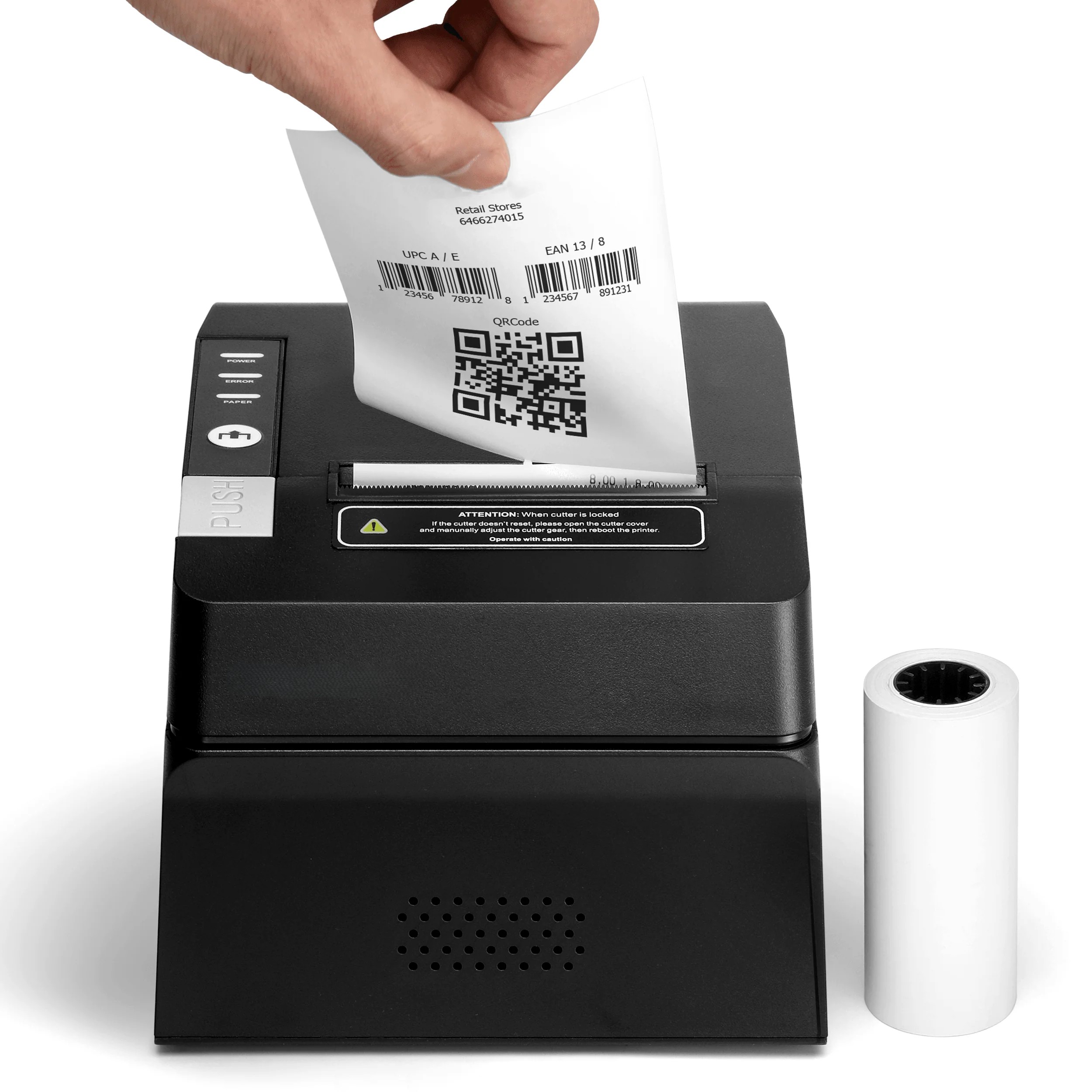 M&M POS Terminal Printer View